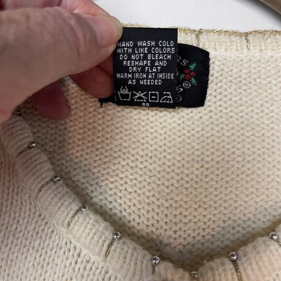 Designer Originals Studio Women's Christmas Sweater Trees Size Large - Picture 7 of 15